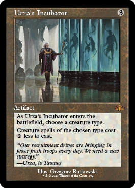 Urza's Incubator Dominaria Remastered Retro Frame